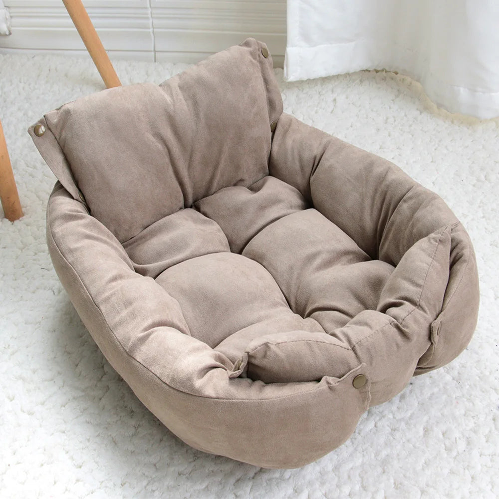 Versatile Oxford Dog Bed – 3 in 1 Soft Cushion for Dogs & Cats