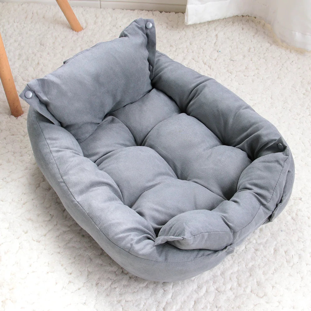 Versatile Oxford Dog Bed – 3 in 1 Soft Cushion for Dogs & Cats