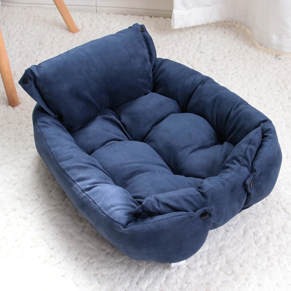 Versatile Oxford Dog Bed – 3 in 1 Soft Cushion for Dogs & Cats