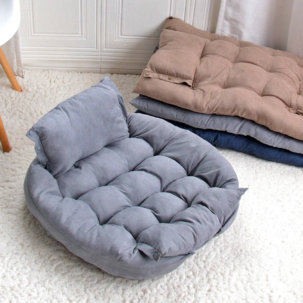 Versatile Oxford Dog Bed – 3 in 1 Soft Cushion for Dogs & Cats
