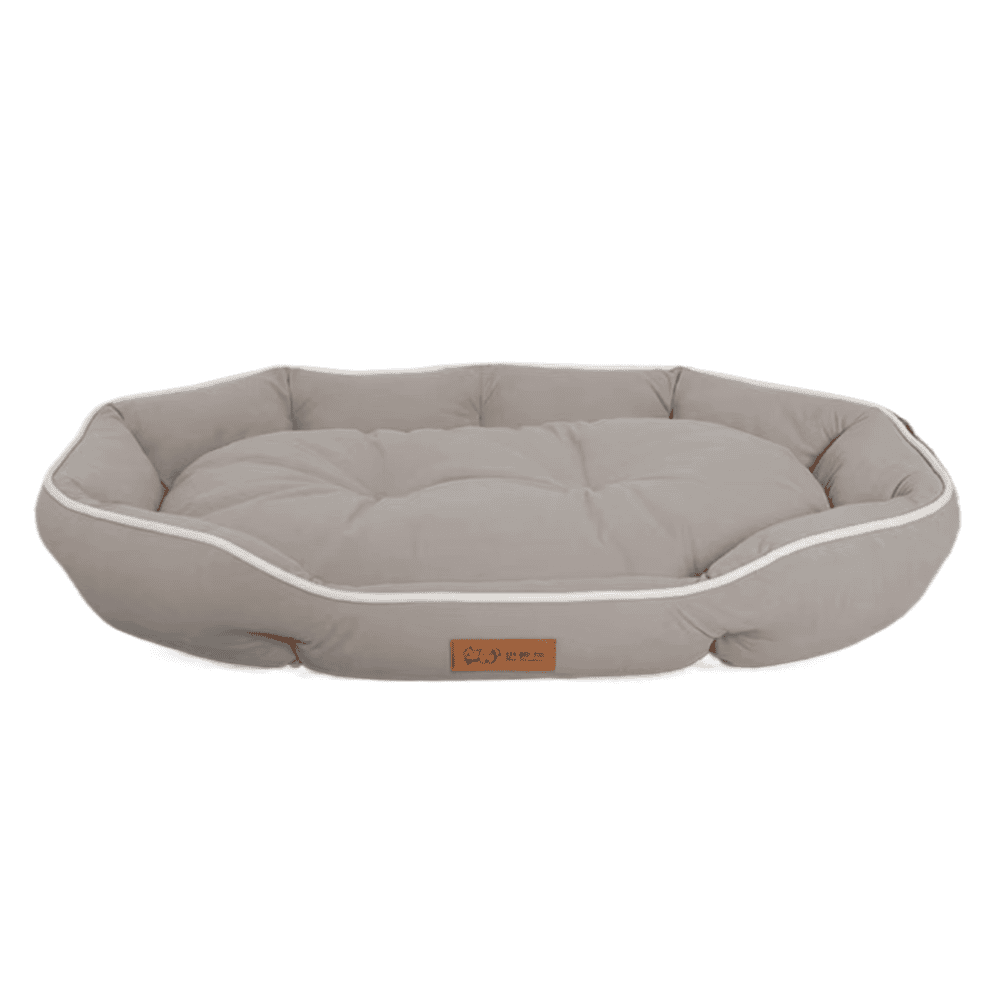CozySpace Anti-Stress Flanell Dog Bed with Double PP-Cotton Filling / Reinforced Siderest