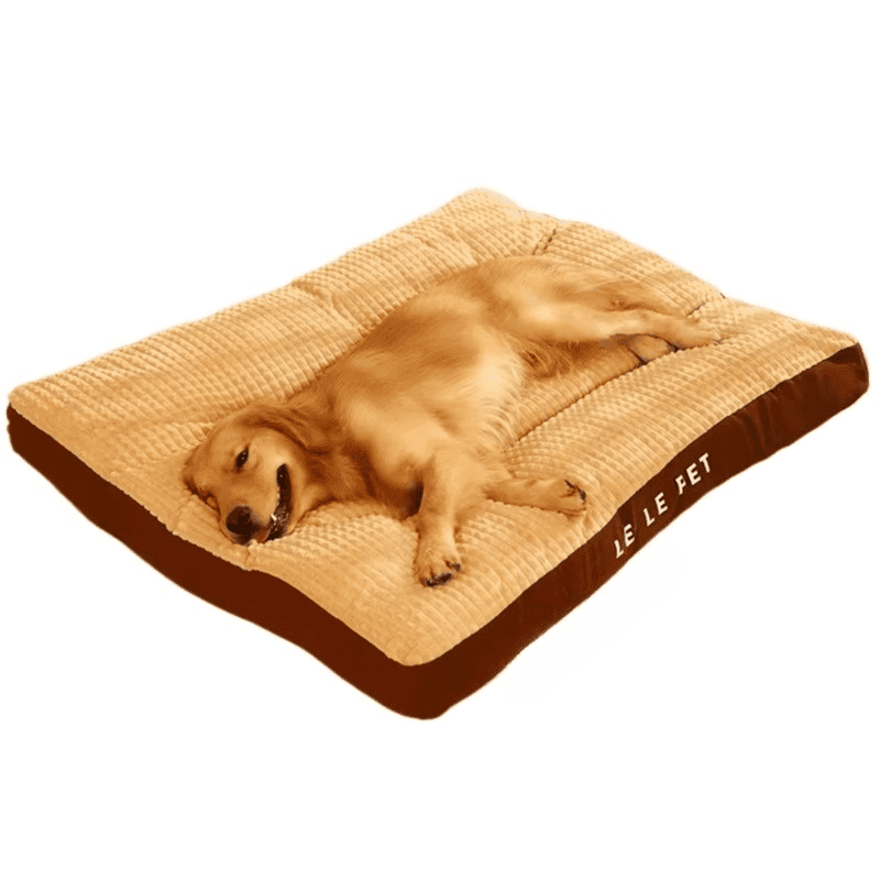 SnuggleSoft™ Dog Bed – Plush Fleece Mat & Cushion (M-3XL)