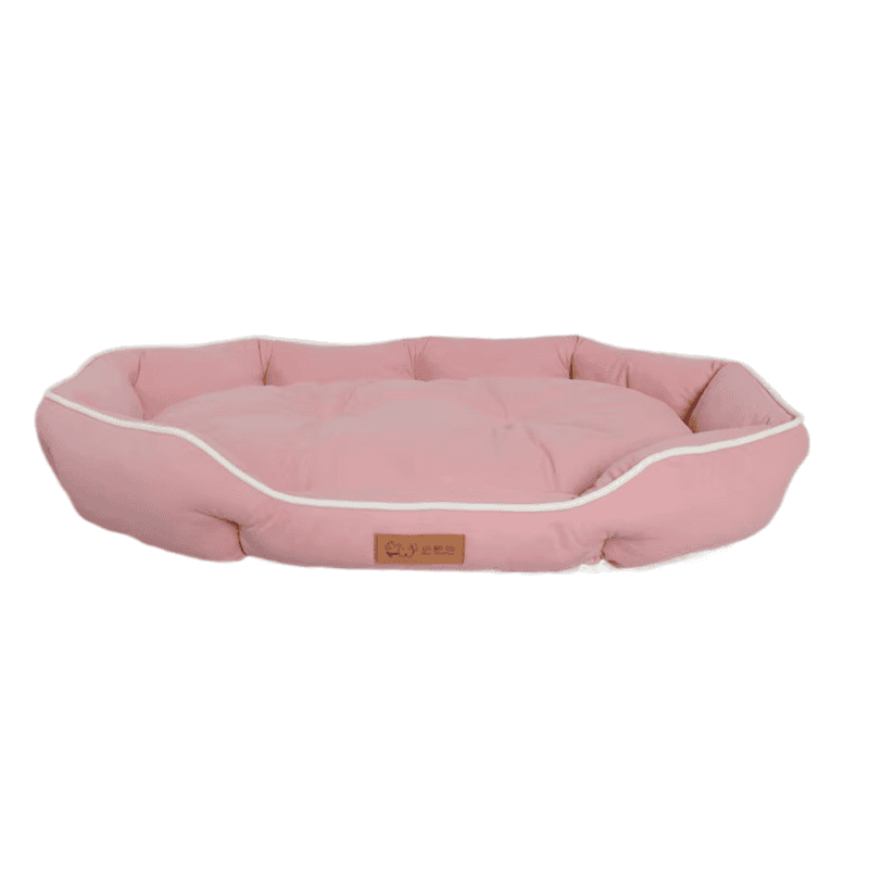 CozySpace Anti-Stress Flanell Dog Bed with Double PP-Cotton Filling / Reinforced Siderest