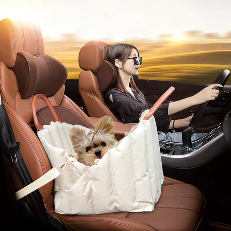 BellaPaws 2-in-1 Dog & Cat Car Seat and Carrier (S & L Sizes)