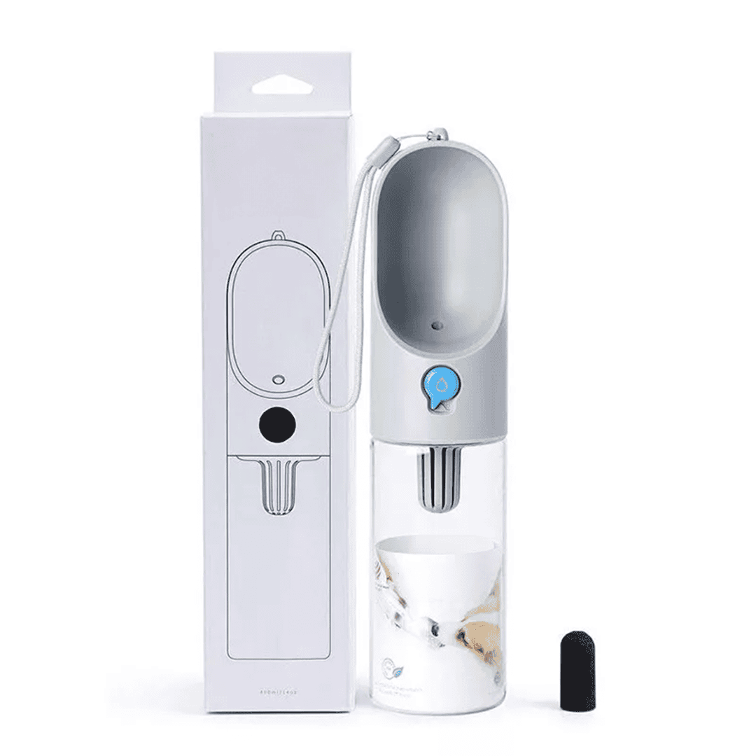Dog / Cat Portable Drinking Bottle | Micro Pore Filter: Coconut Shell Activated Carbon