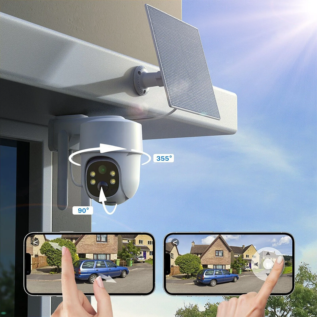 Home Security Camera Wireless Outdoor - Wifi Night Vision 360° 4 Mega Pixel