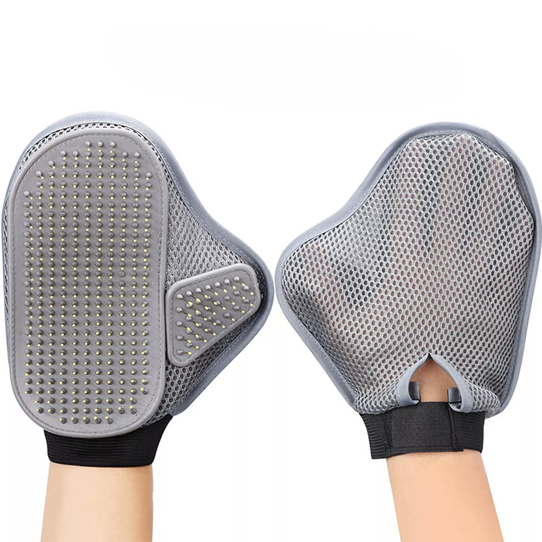 Grooming Glove | Steel Pins / Rubber Tips