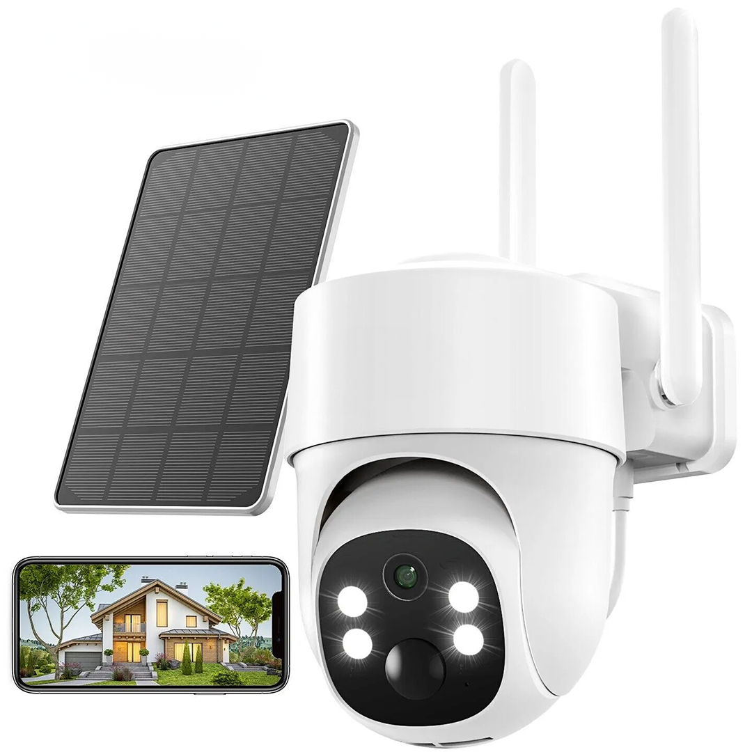 Home Security Camera Wireless Outdoor - Wifi Night Vision 360° 4 Mega Pixel