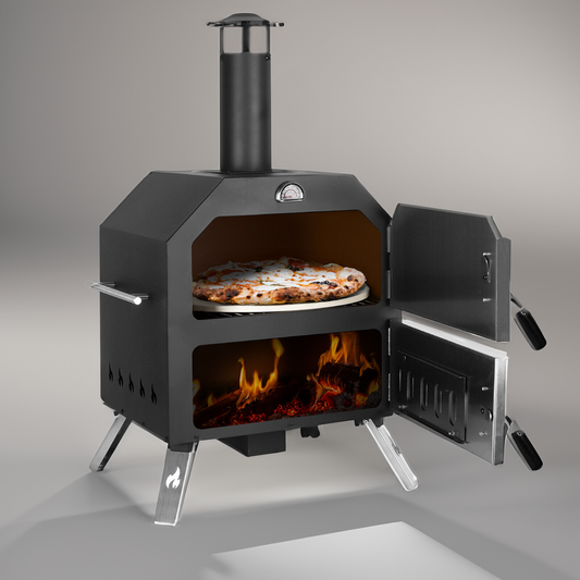 Outdoor Pizza Oven | Desk Oven, Wood Fired, Fold up Legs