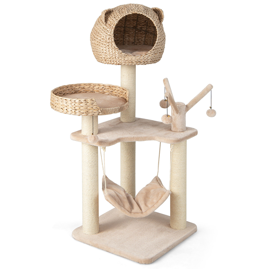 Cute Cat Tree / Cat Activity Center | 5 - Layer, Plush