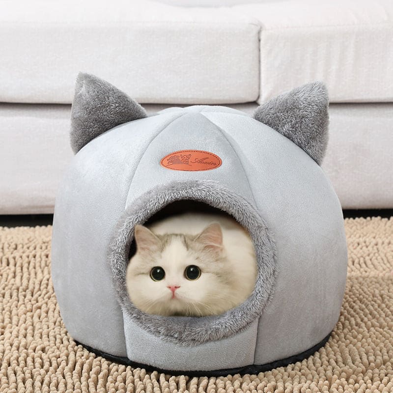 Cozy 2-in-1 Cat Cave & Bed