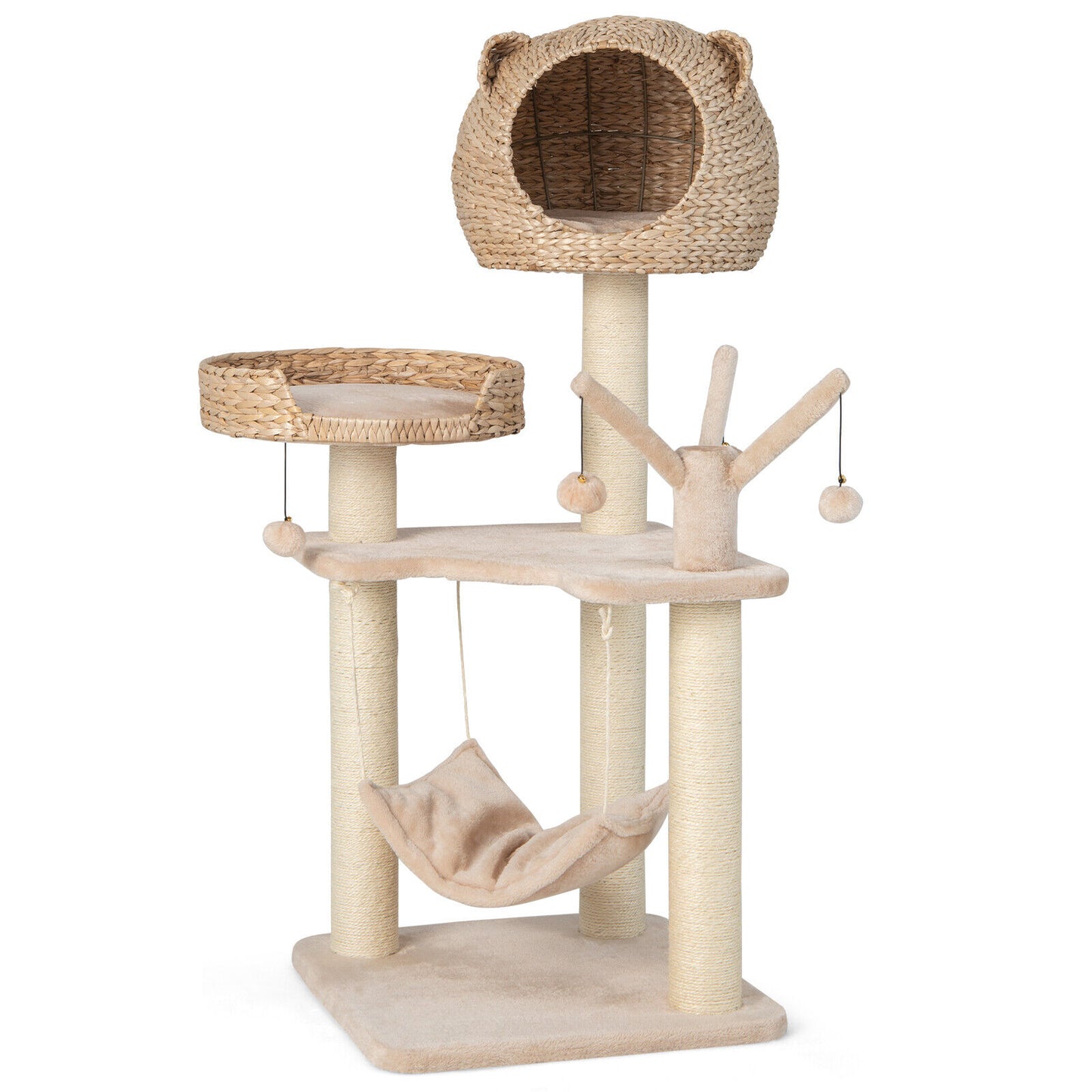 Cute Cat Tree / Cat Activity Center | 5 - Layer, Plush