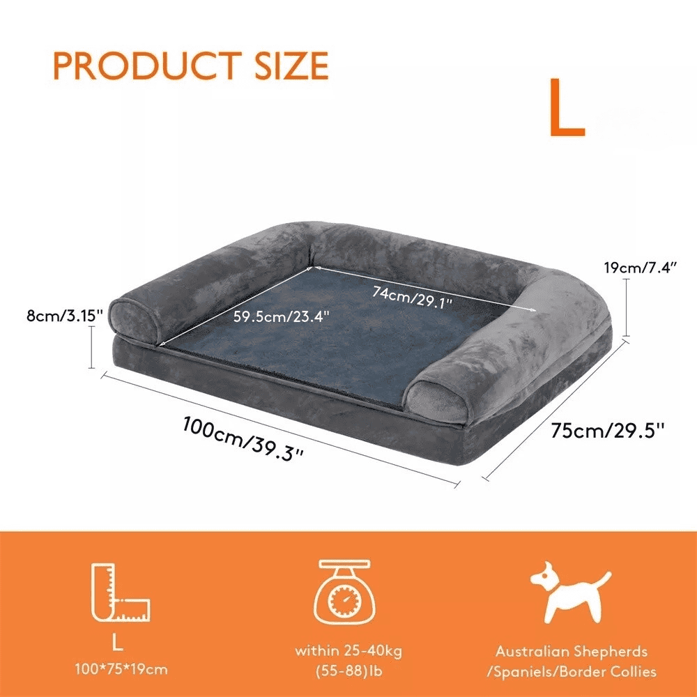 Luxe Orthopedic Dog Bed - Joint Prevention / Waterproof (L-XXL)