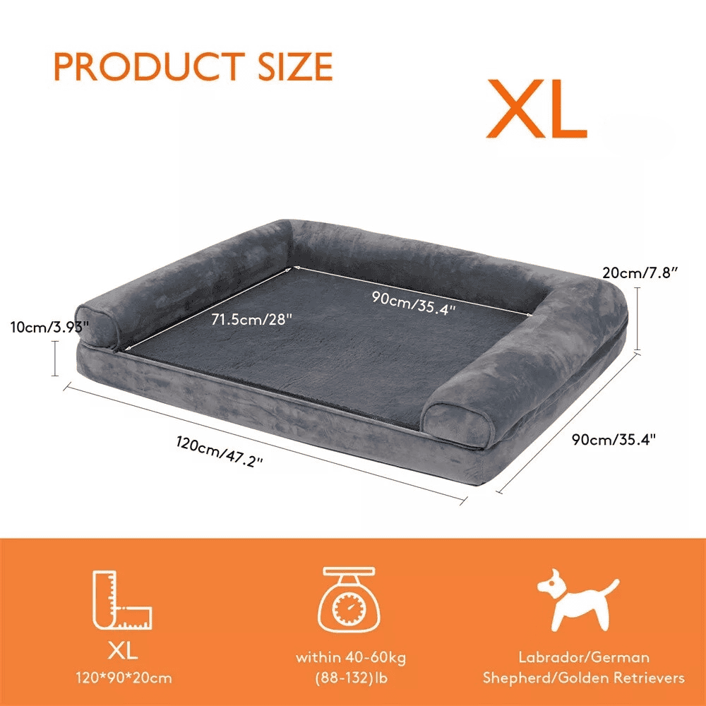 Luxe Orthopedic Dog Bed - Joint Prevention / Waterproof (L-XXL)