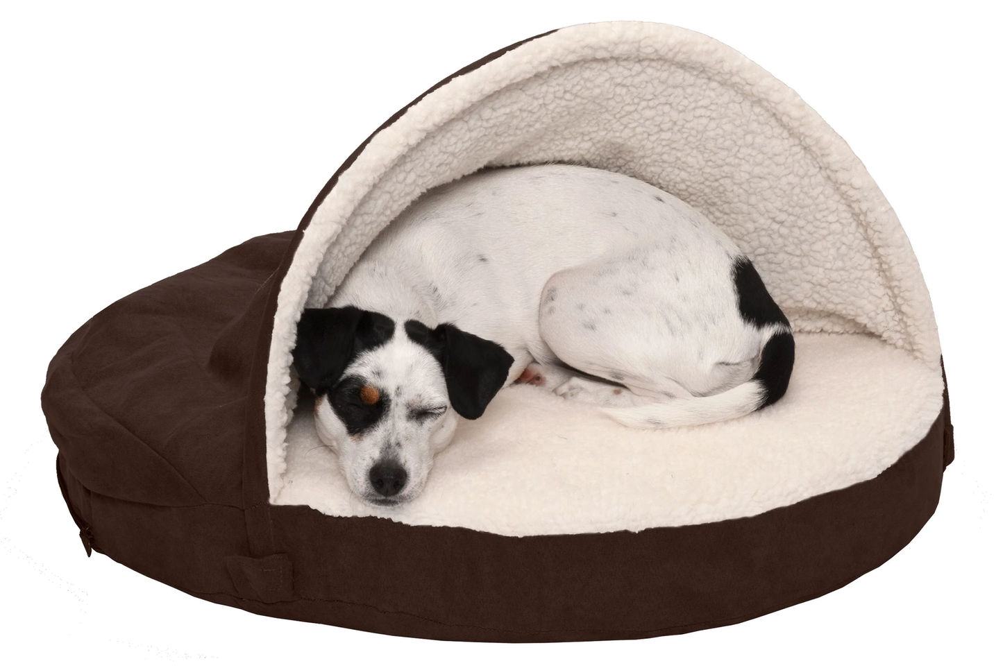 Canopy Dog Bed / Cat Bed | Faux Sheepskin, S / M / L, Different Mattresses, 5 Colors