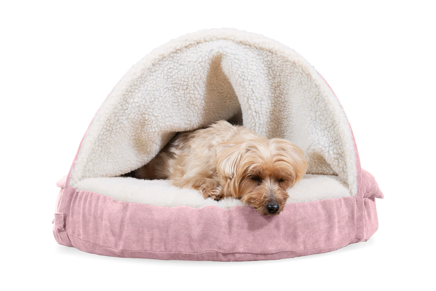 Canopy Dog Bed / Cat Bed | Faux Sheepskin, S / M / L, Different Mattresses, 5 Colors