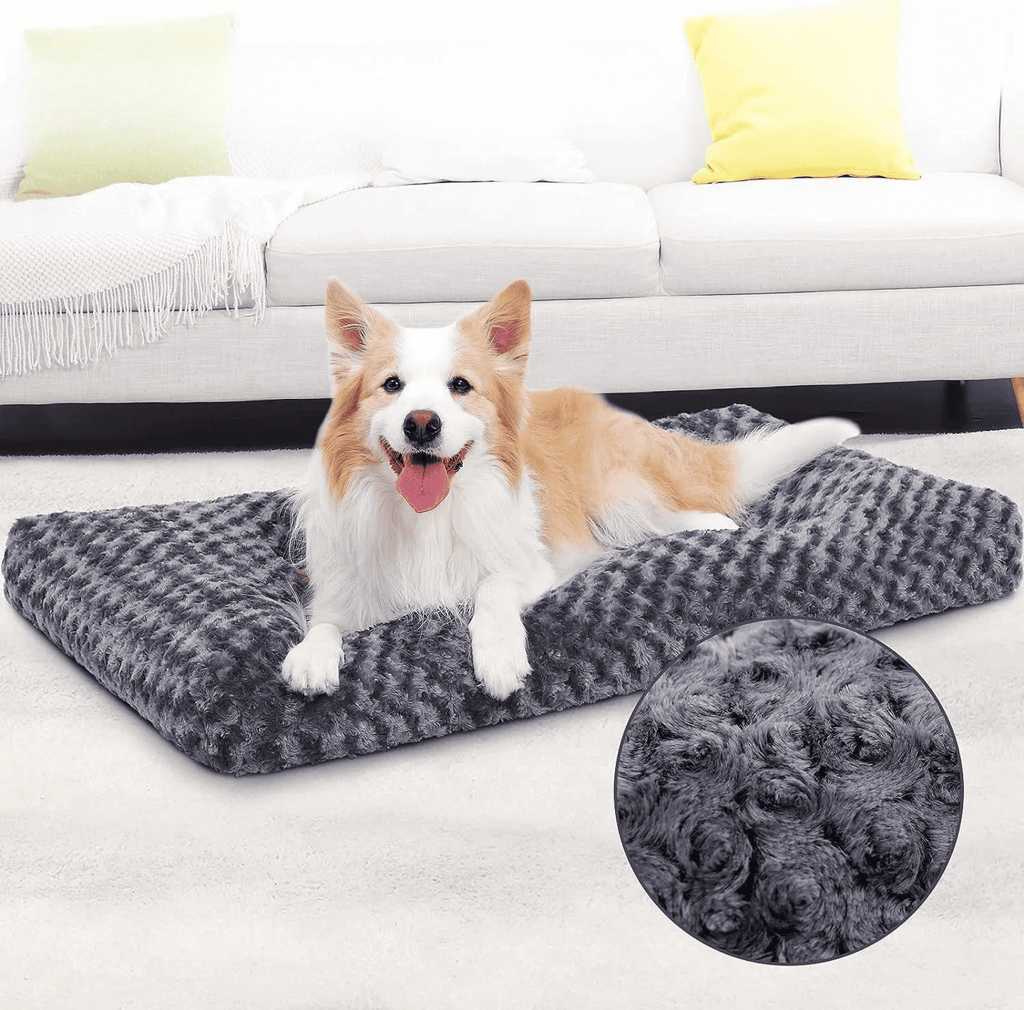 Rose Velvet Plush Dog Mattress / Cat Mattress