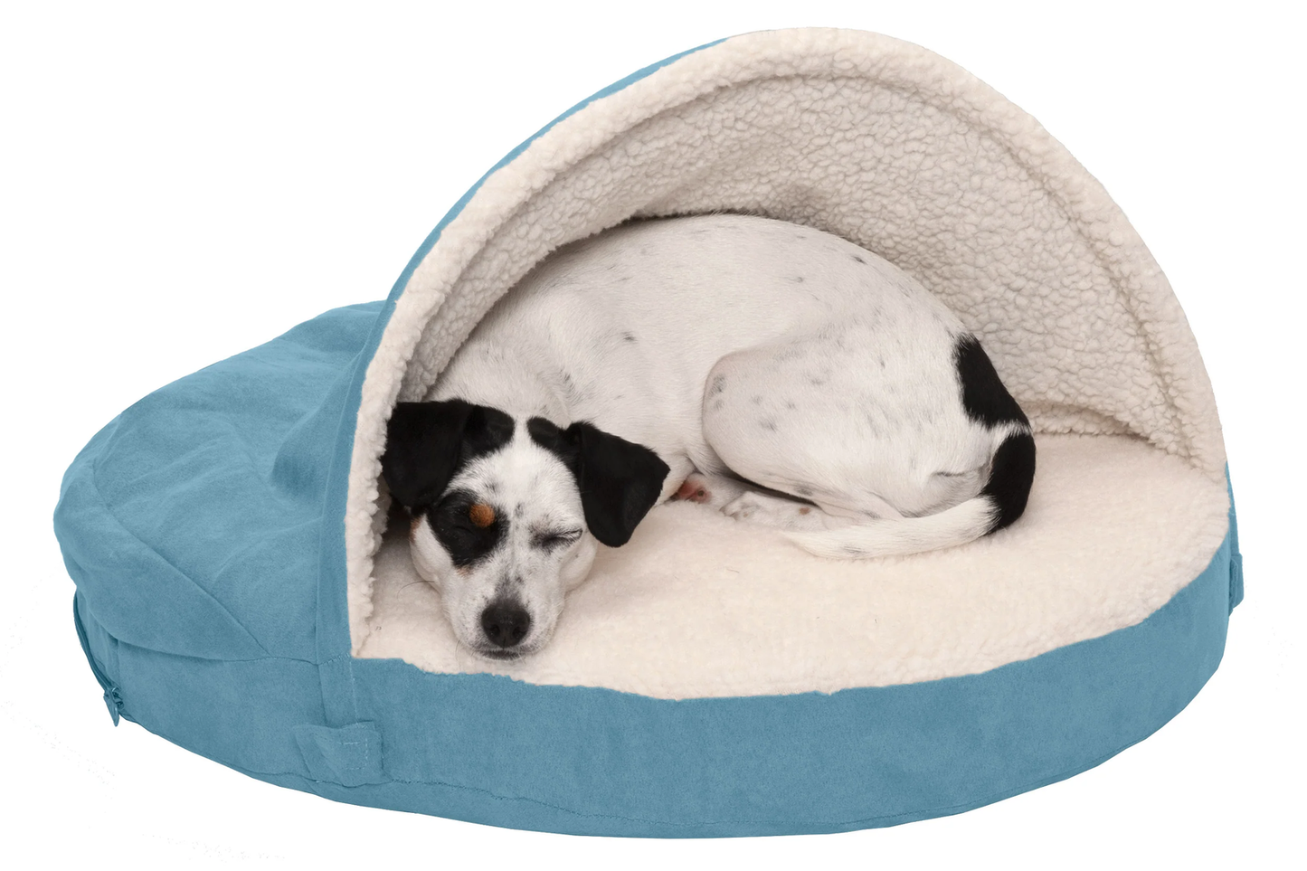 Canopy Dog Bed / Cat Bed | Faux Sheepskin, S / M / L, Different Mattresses, 5 Colors