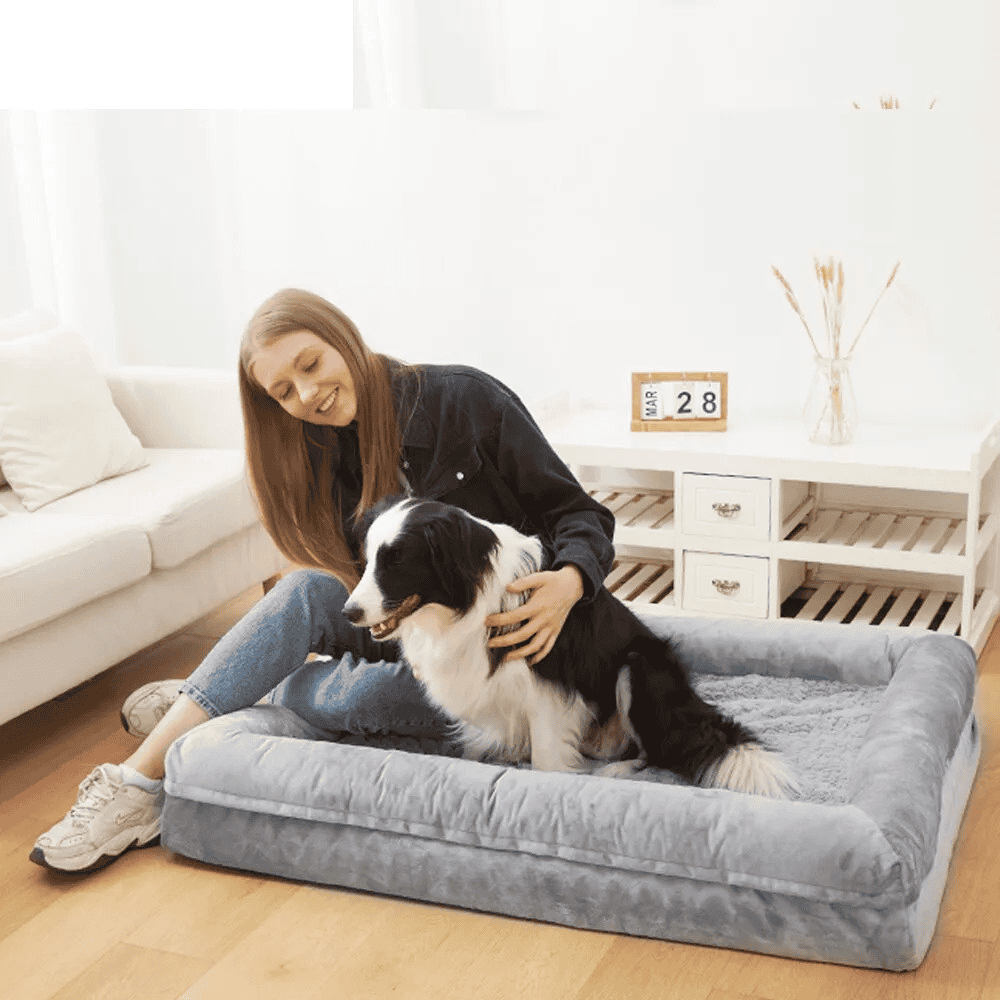 Premium Orthopedic Nesting Dog Bed with Removable Cover (S-XXL)