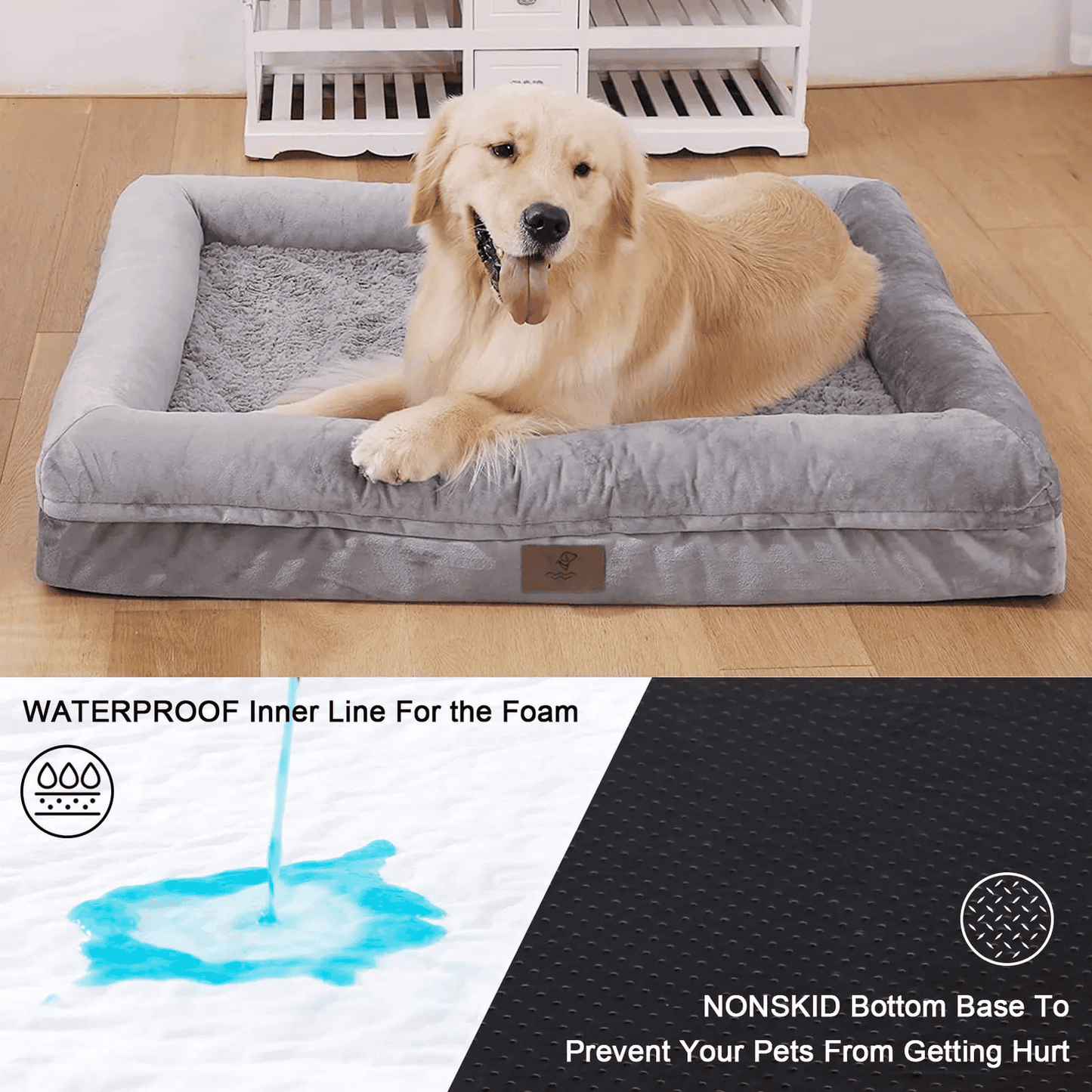 Premium Orthopedic Nesting Dog Bed with Removable Cover (S-XXL)