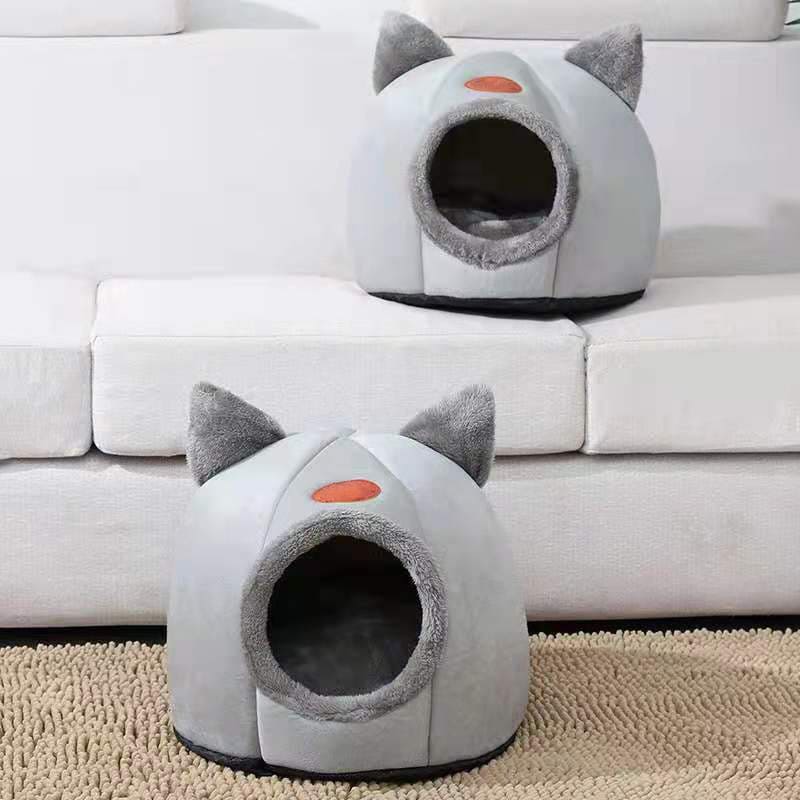 Cozy 2-in-1 Cat Cave & Bed