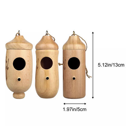 Hand Made Bird House Feeding Station | Blue Bird, Humming Bird, Plain Pirina, Tufted Titmouse