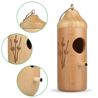 Hand Made Bird House Feeding Station | Blue Bird, Humming Bird, Plain Pirina, Tufted Titmouse