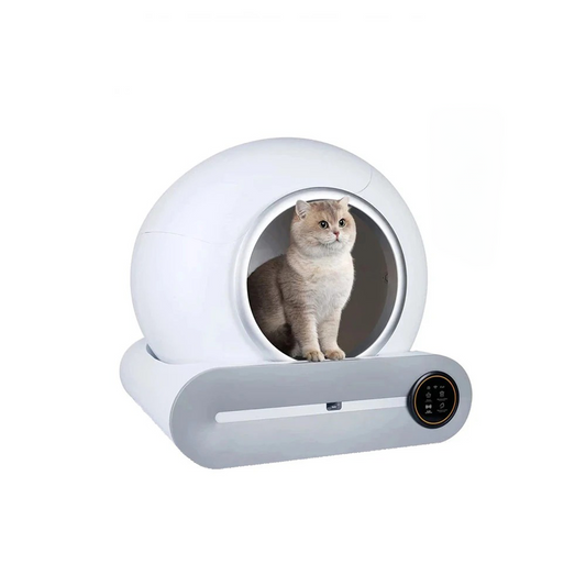 Woozii | Automatic Self-Cleaning Cat Litter Box w/ Garbage Bags | Intelligent Clean-Stop Safety Feature / 48 x 52,5 x 50,5cm